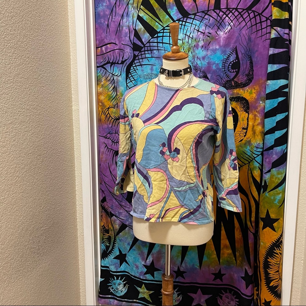 π Amazing pastel Vintage art sweater - Picture 4 of 11